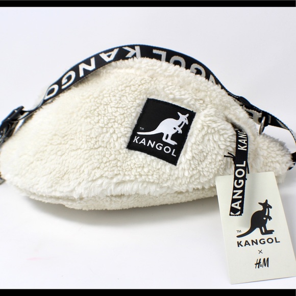 KANGOL x H&M Belt Bag Faux Shearling - Picture 3 of 12